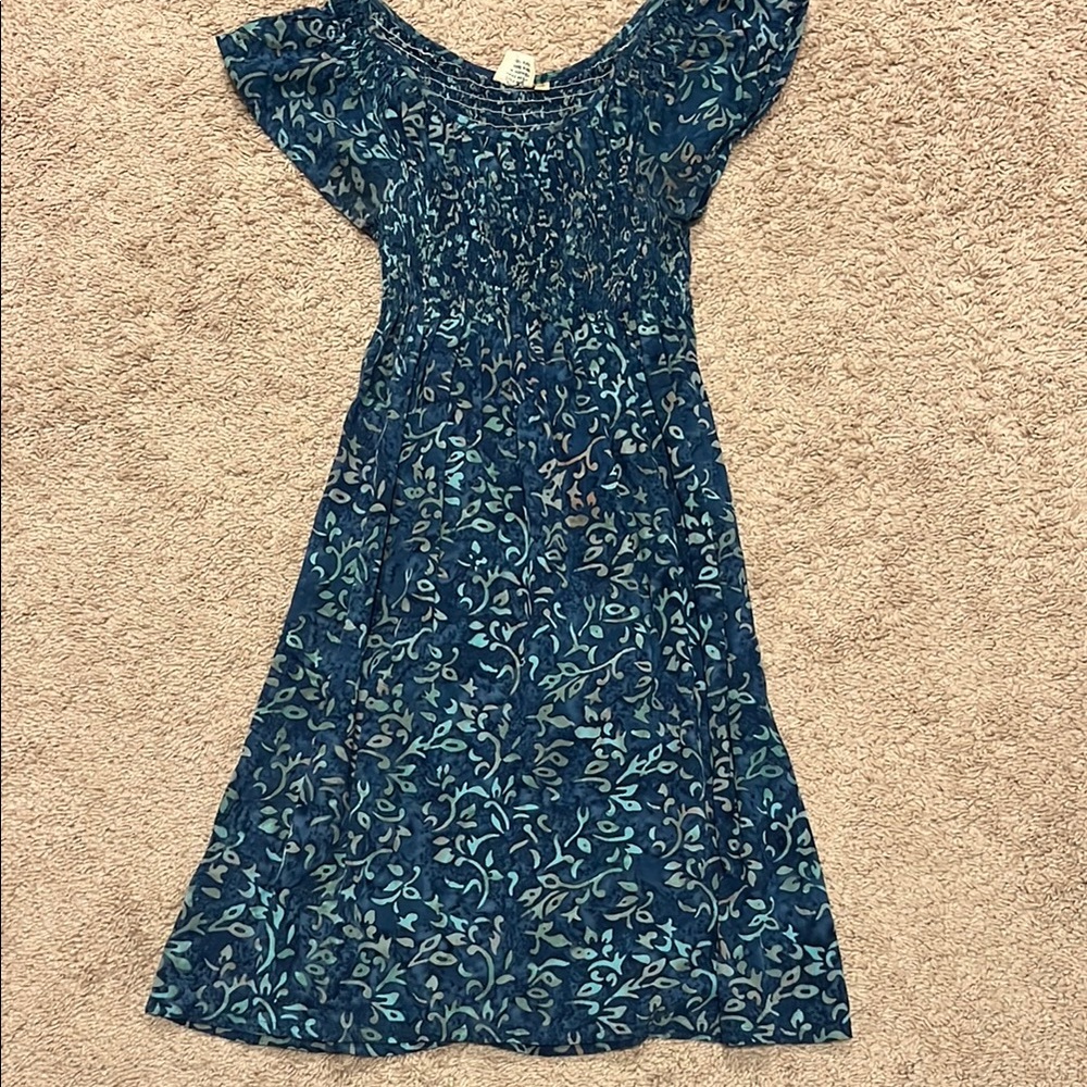Blue Floral Dress